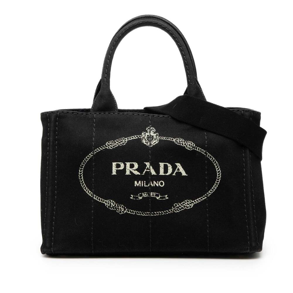 Prada Canapa Convertible Tote Canvas #298227P85B